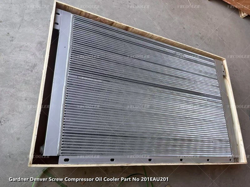 Gardner Denver Screw Compressor Oil Cooler Part No 201EAU201 Gardner Denver Screw Compressor Oil Cooler Part No 201EAU201